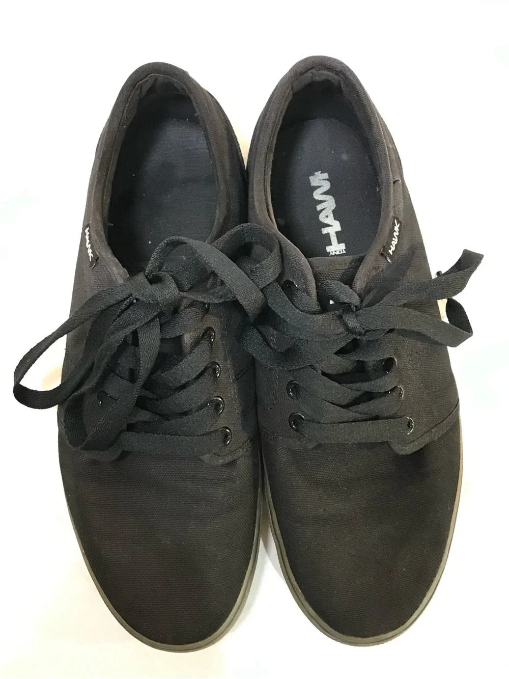 TONY HAWK Black Low-Top Lace-Up Skateboarding Shoes Sneakers for Skateboarding‎